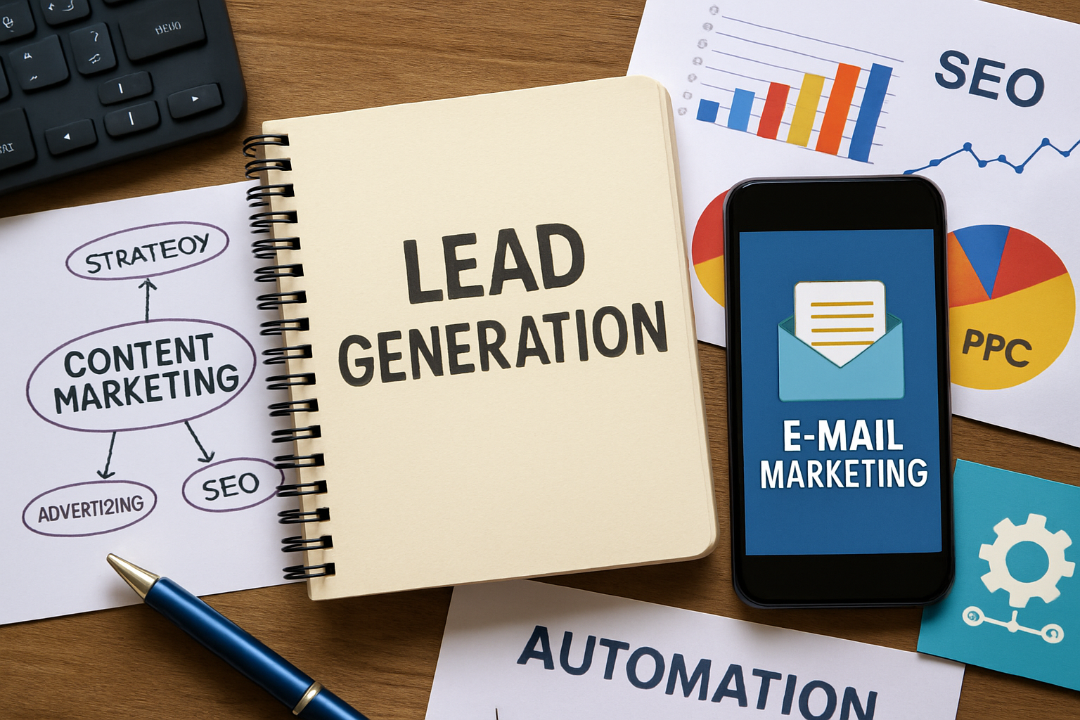From content marketing and email campaigns to SEO PPC social ads and automation we mix and match the right tools for your lead generation efforts Image relating to this without the text-1